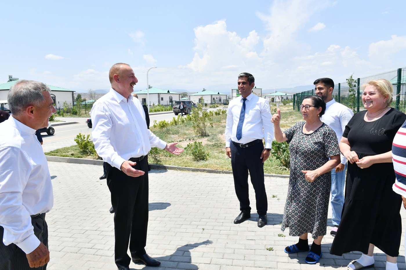 Azərbaycan və Tatarıstan liderləri Ağalı kəndində - FOTOLAR (YENİLƏNİB)